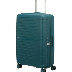 Koffersoorten|Fietsartikelen-American Tourister  Fastforward Spinner 68 koffer totally teal