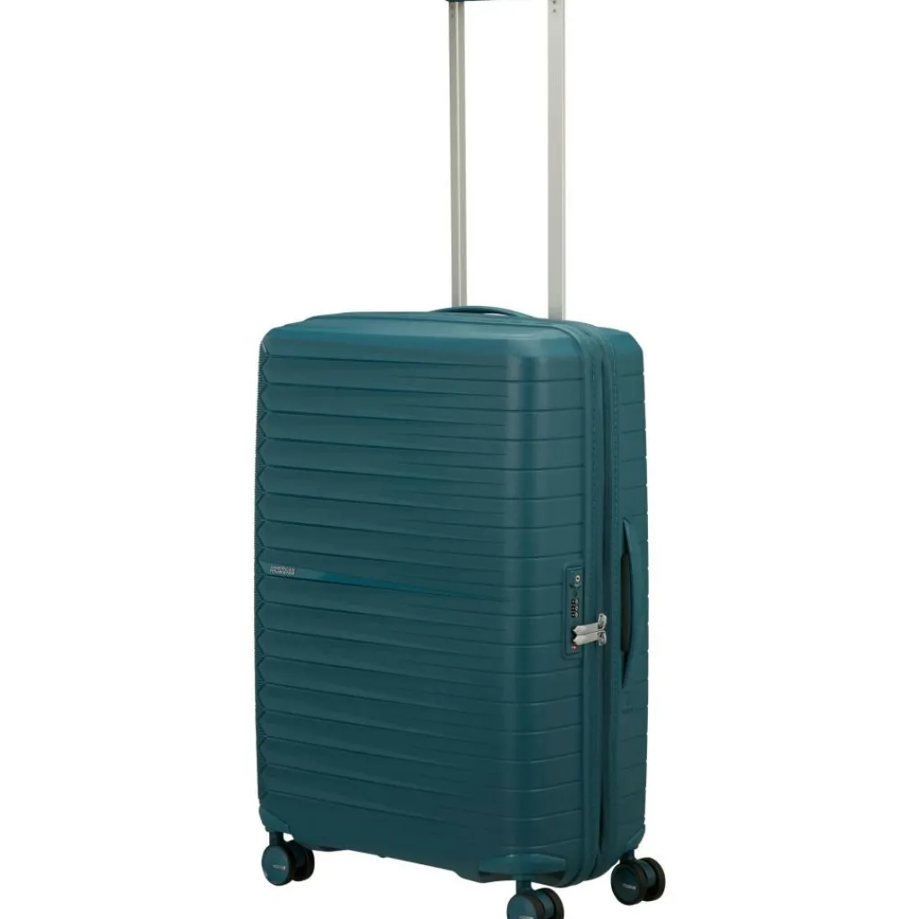 Koffersoorten|Fietsartikelen-American Tourister Fastforward Spinner 68 koffer totally teal