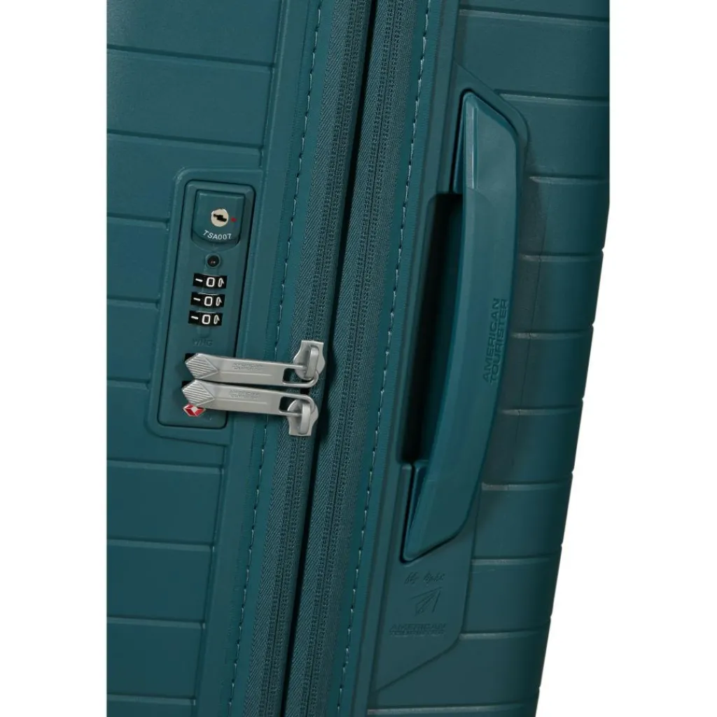 Koffersoorten|Fietsartikelen-American Tourister Fastforward Spinner 68 koffer totally teal