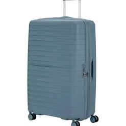 American Tourister  Fastforward Spinner 78 koffer steel blue< Koffersoorten|Fietsartikelen
