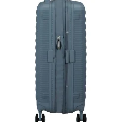 American Tourister Fastforward Spinner 55 koffer steel blue< Koffersoorten|Fietsartikelen