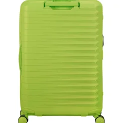 Koffersoorten|Fietsartikelen-American Tourister  Fastforward Spinner 68 koffer neon lime