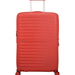 Koffersoorten|Fietsartikelen-American Tourister  Fastforward Spinner 68 koffer sunset coral