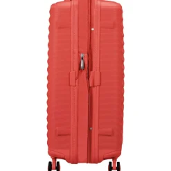 Koffersoorten|Fietsartikelen-American Tourister  Fastforward Spinner 68 koffer sunset coral