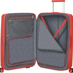 Koffersoorten|Fietsartikelen-American Tourister  Fastforward Spinner 68 koffer sunset coral