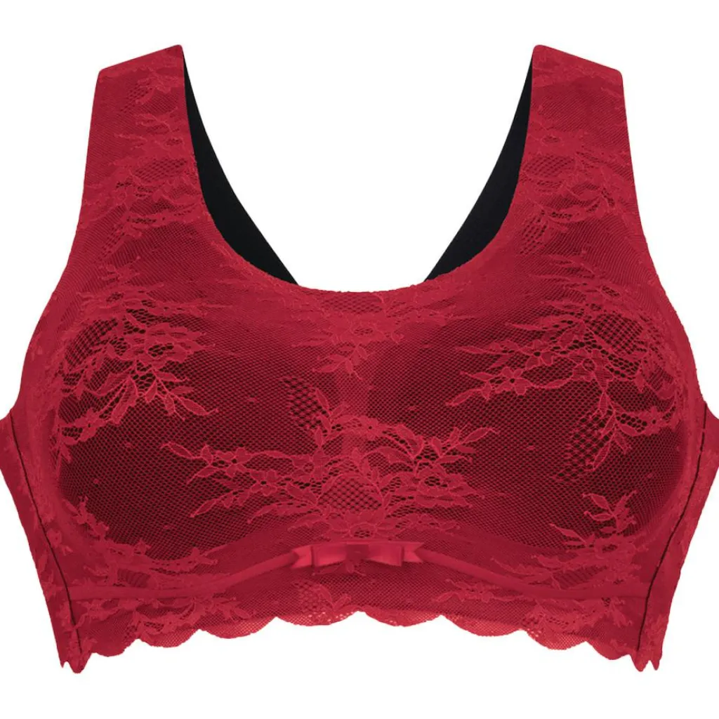 Sportondergoed-Anita Essential Lace bralette dames red