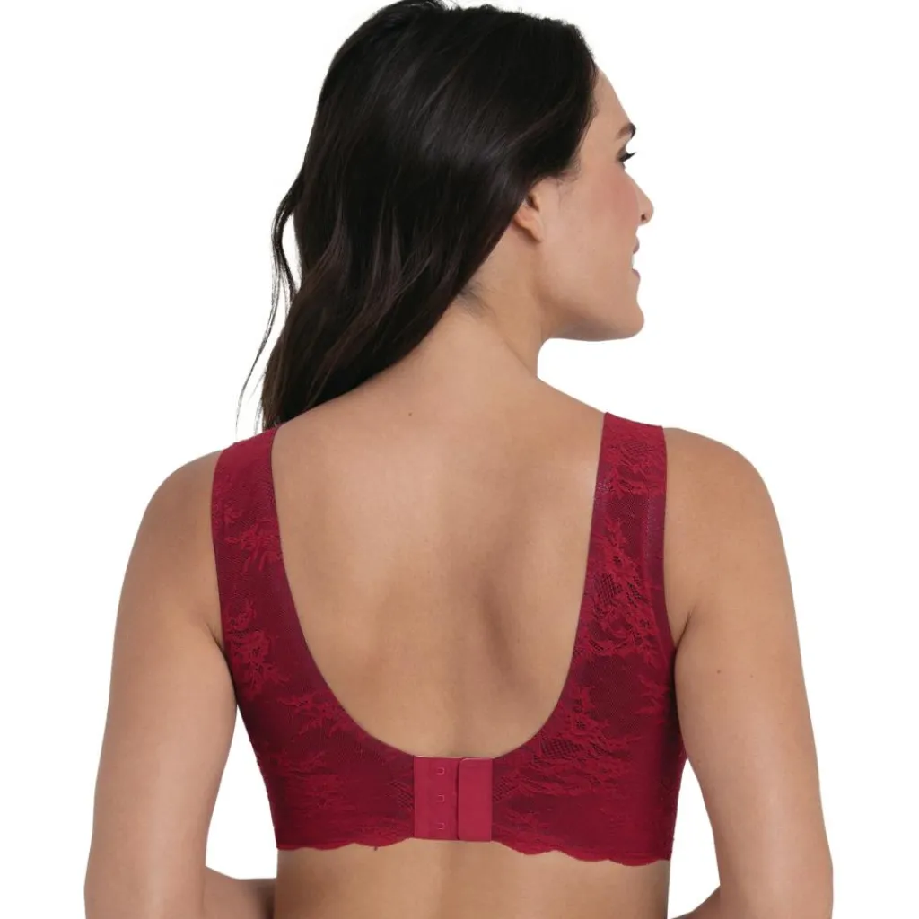 Sportondergoed-Anita Essential Lace bralette dames red