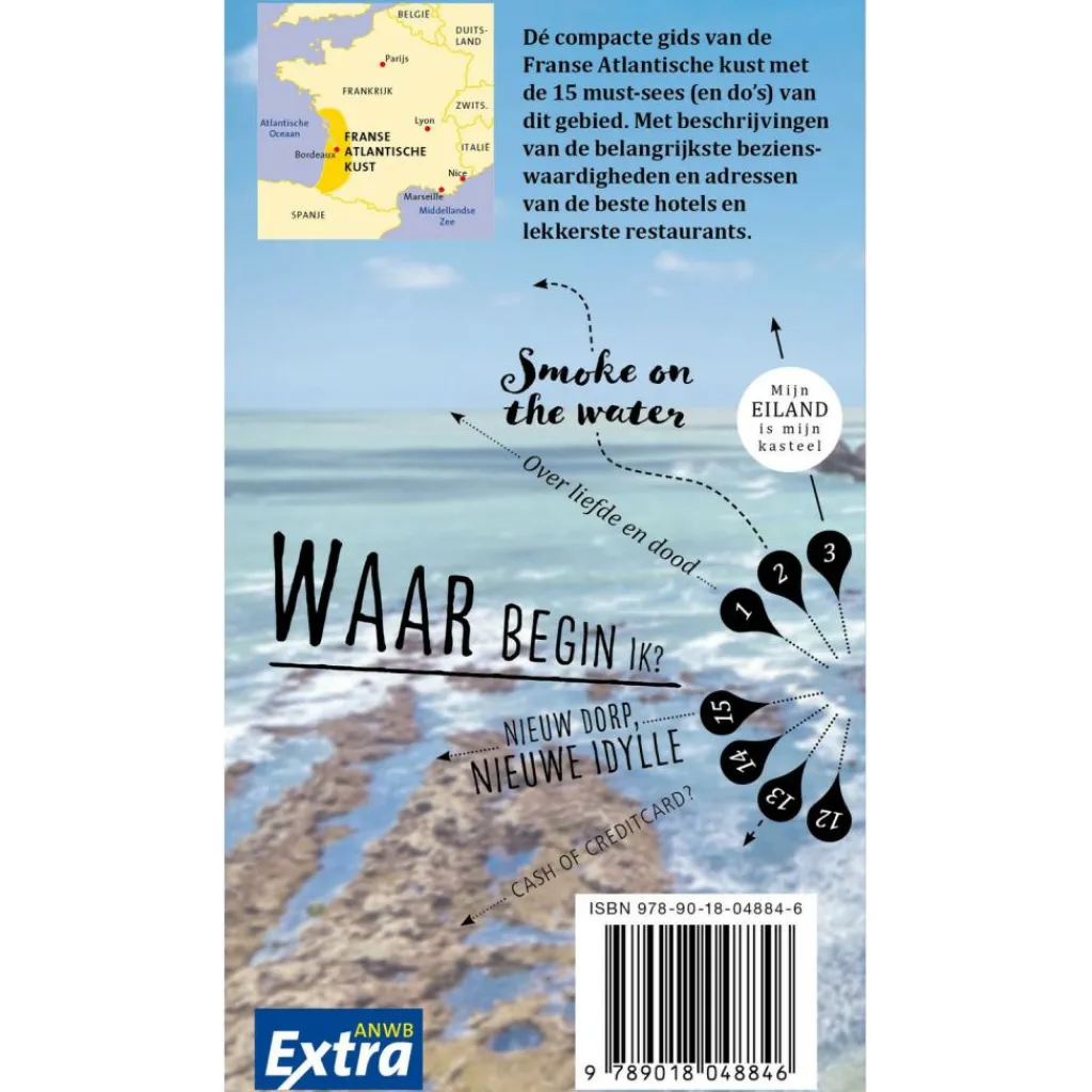 ANWB Extra Franse Atlantische kust reisgids< Reisboeken & Kaarten