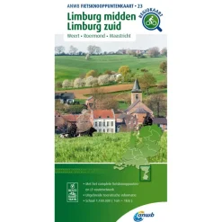 ANWB Knooppunten 23 Limburg Midden Limburg Zuid fietskaart< Reisboeken & Kaarten