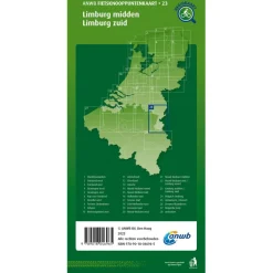 ANWB Knooppunten 23 Limburg Midden Limburg Zuid  fietskaart< Reisboeken & Kaarten