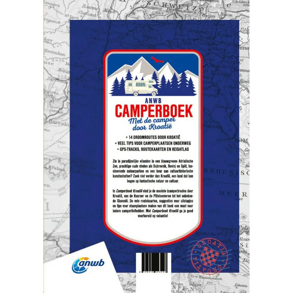 Reisboeken & Kaarten-ANWB Kroatië campergids