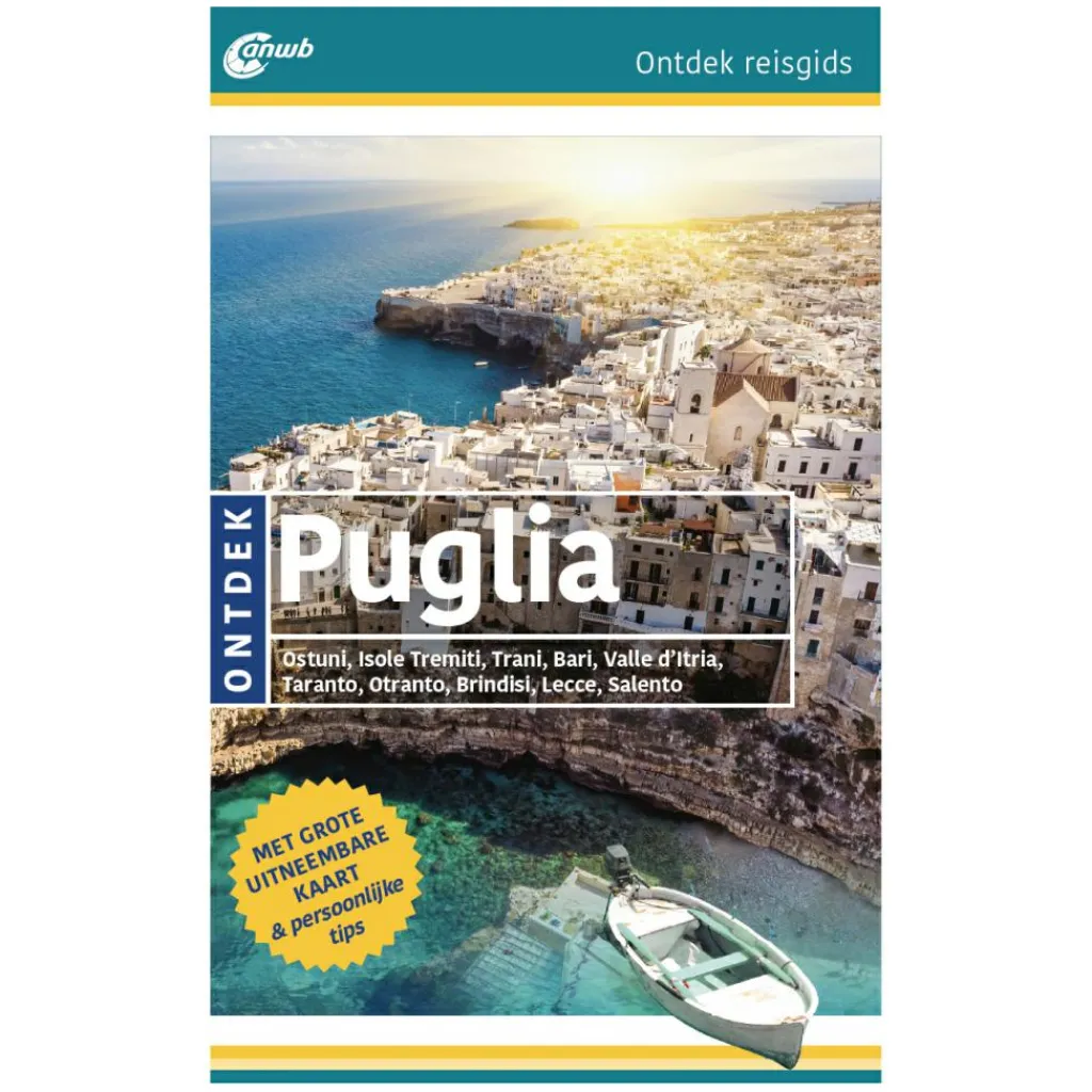 Reisboeken & Kaarten-ANWB Ontdek Puglia reisgids
