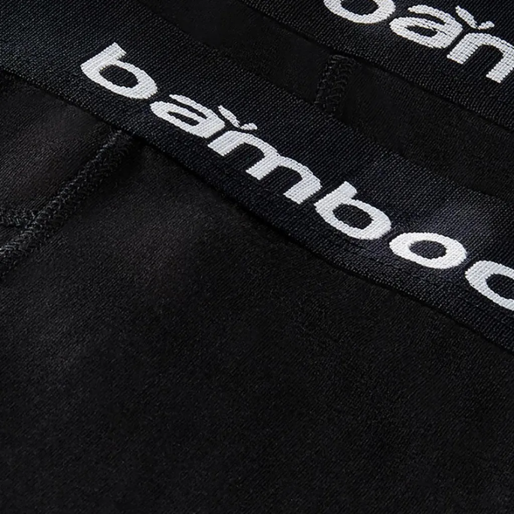 Sportondergoed-Apollo Bamboo Basic onderbroek heren black 2-pack