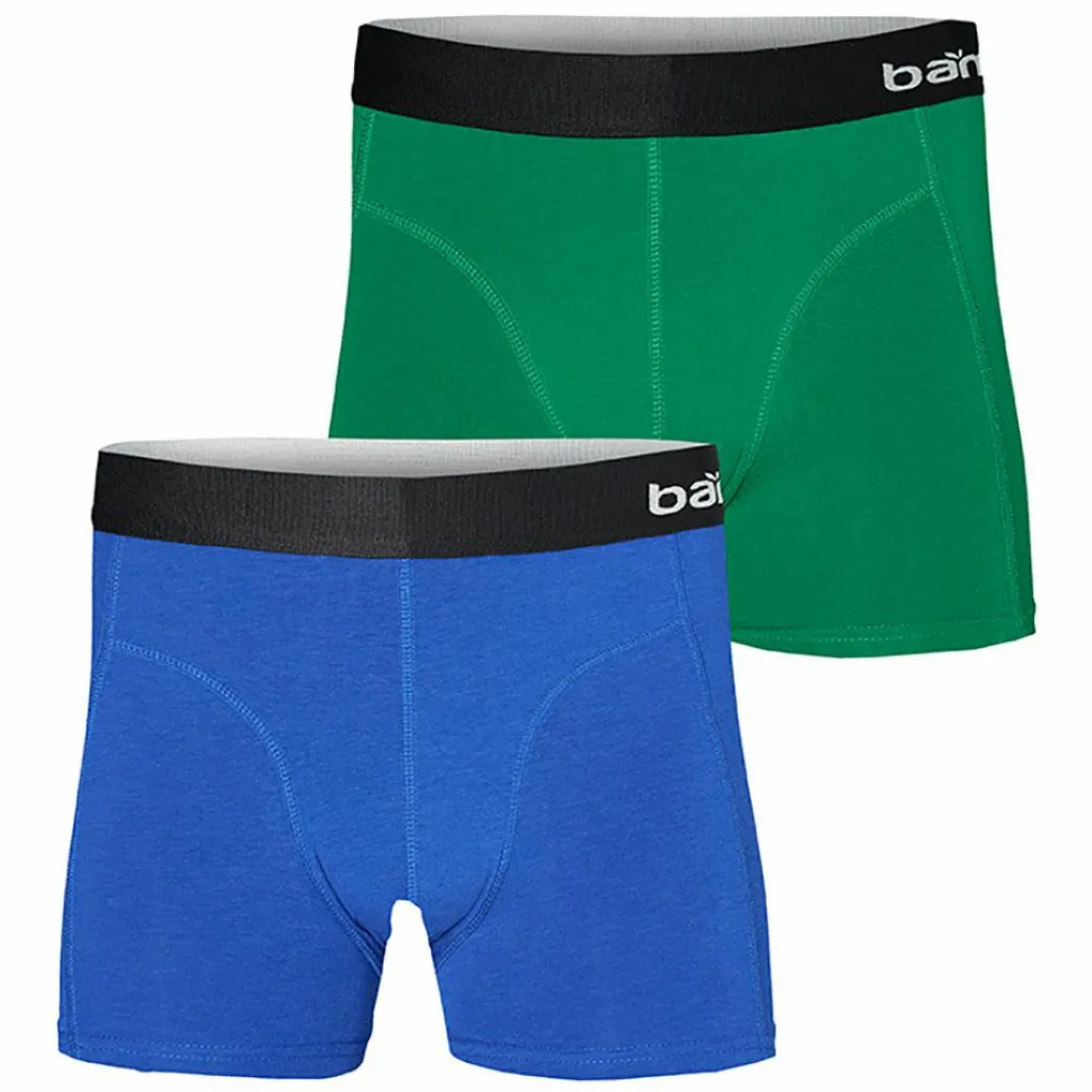 Apollo Bamboo Basic onderbroek heren blue green 2-pack< Sportondergoed