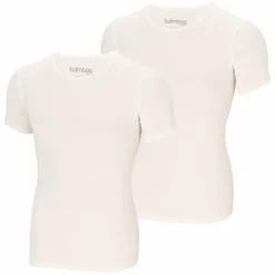 Sportondergoed-Apollo Bamboo O-hals shirt heren white 2-pack