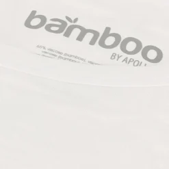 Sportondergoed-Apollo Bamboo O-hals shirt heren white 2-pack