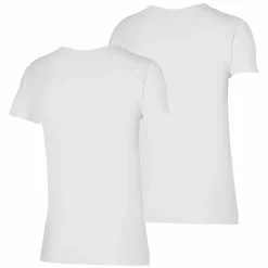 Apollo Bamboo V-hals shirt heren white 2-pack< Sportondergoed