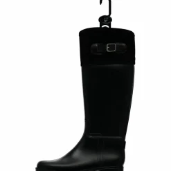 Regenkleding & -Laarzen-Apollo Hoog regenlaarzen met gesp dames black