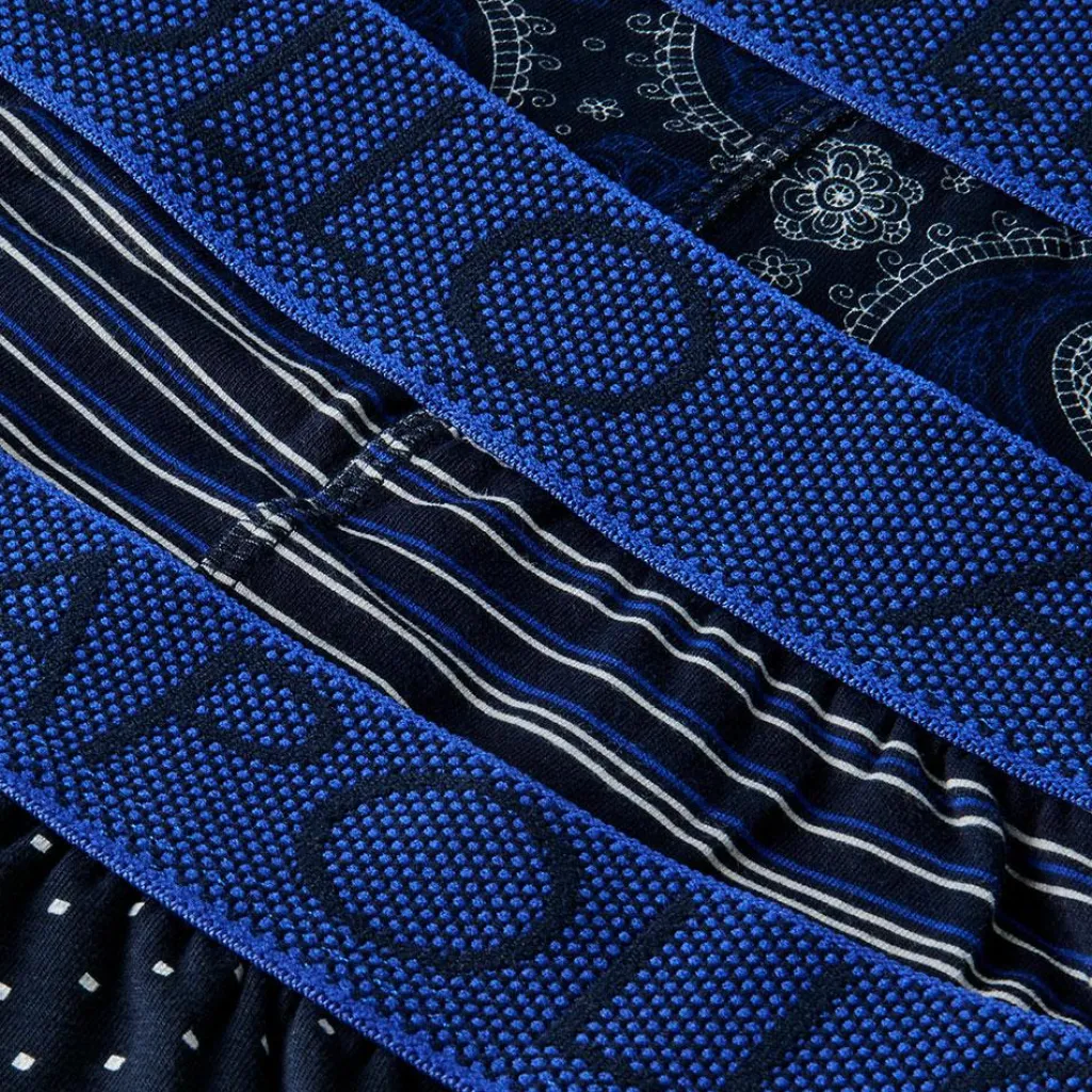 Apollo Onderbroek heren paisley blue 3-pack< Sportondergoed