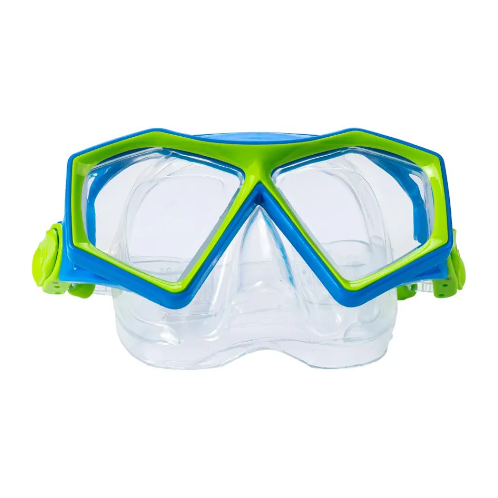 Zwemmen & Duiken-Aqua Lung Sport Molokai Spout snorkelset junior blue green