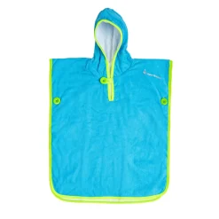Aqua Sphere Baby Towel strandponcho fluo green light blue< Strandlaken