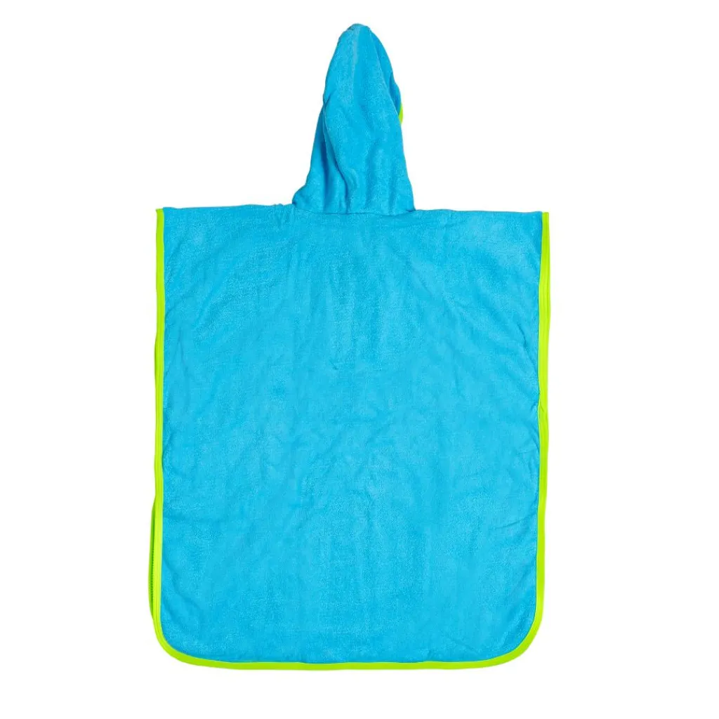 Aqua Sphere Baby Towel strandponcho fluo green light blue< Strandlaken