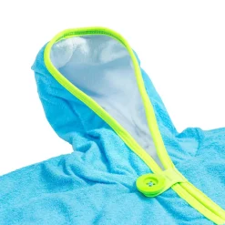 Aqua Sphere Baby Towel strandponcho fluo green light blue< Strandlaken