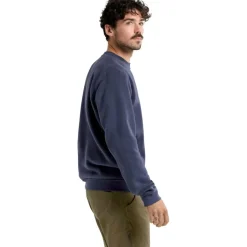 Outdoor Trui-Arc'teryx Emblem Fleece Crew sweater heren black sapphire