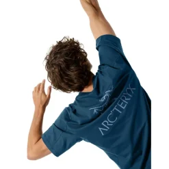 Outdoor Shirt-Arc'teryx Kragg SL Cotton Bird Word shirt heren nightscape lt night