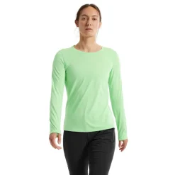 Outdoor Shirt-Arc'teryx Taema Crew Neck LS shirt dames phosphorescent heather