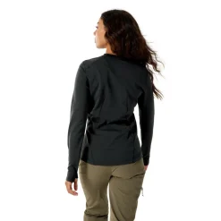 Arc'teryx Taema Thermal Crew Neck shirt dames black heather< Outdoor Shirt