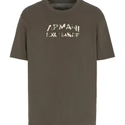 Shirts, Polo's & Blouses-Armani Exchange 6DZTHCZJBYZ shirt heren black olive