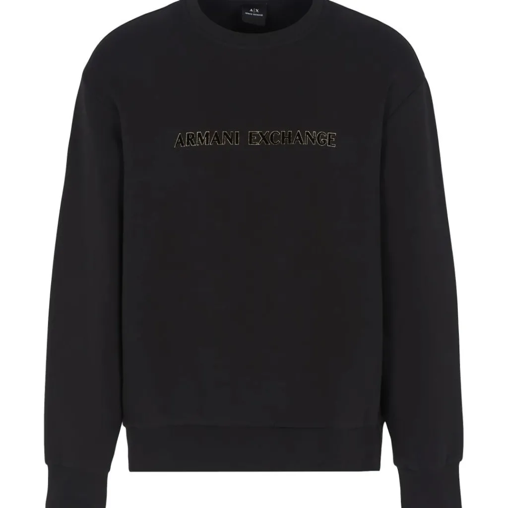 Armani Exchange XM000082AF10818U sweater heren black< Truien & Vesten