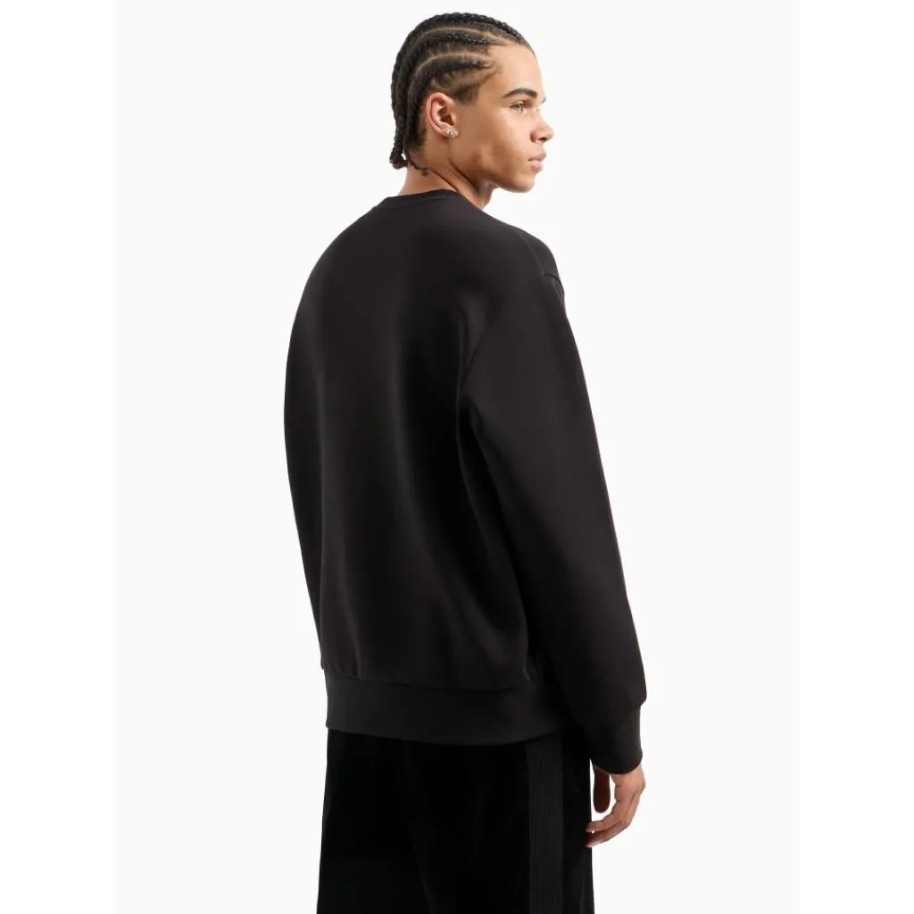 Armani Exchange XM000082AF10818U sweater heren black< Truien & Vesten