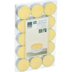 Arti Casa  Citronella Theelichten kaars 15-pack< Anti Insecten
