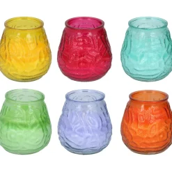 Arti Casa  Citronellakaars 6 assorti< Anti Insecten