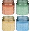 Arti Casa  Citronellakaars 4 kleuren assorti< Anti Insecten
