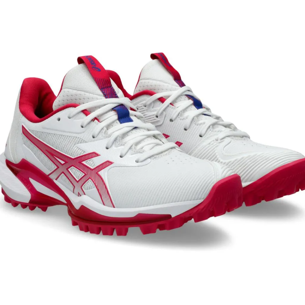 Asics FIELD SPEED FF 2 hockeyschoenen dames white bright rose< Hockeyschoenen