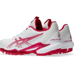 Asics FIELD SPEED FF 2 hockeyschoenen dames white bright rose< Hockeyschoenen