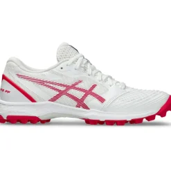Asics FIELD ULTIMATE FF 2 hockeyschoenen dames white bright rose< Hockeyschoenen
