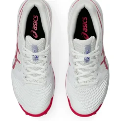 Asics FIELD ULTIMATE FF 2 hockeyschoenen dames white bright rose< Hockeyschoenen