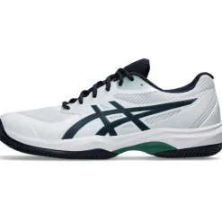 Tennisschoenen-Asics GAME FF CLAY/OC tennisschoenen heren white midnight