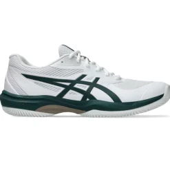 Tennisschoenen-Asics Game FF Clay/OC tennisschoenen heren white saxon green