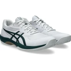 Tennisschoenen-Asics Game FF Clay/OC tennisschoenen heren white saxon green