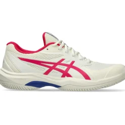 Asics GAME FF CLAY/OC tennisschoenen dames cream bright rose< Tennisschoenen