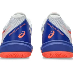 Padelschoenen-Asics GAME FF padelschoen heren white vivid coral