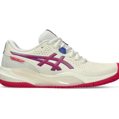 Asics GEL-CHALLENGER 15 CLAY tennisschoenen dames cream bright rose< Tennisschoenen