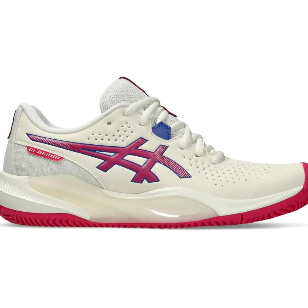 Asics GEL-CHALLENGER 15 CLAY tennisschoenen dames cream bright rose< Tennisschoenen