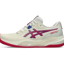 Asics GEL-CHALLENGER 15 CLAY tennisschoenen dames cream bright rose< Tennisschoenen