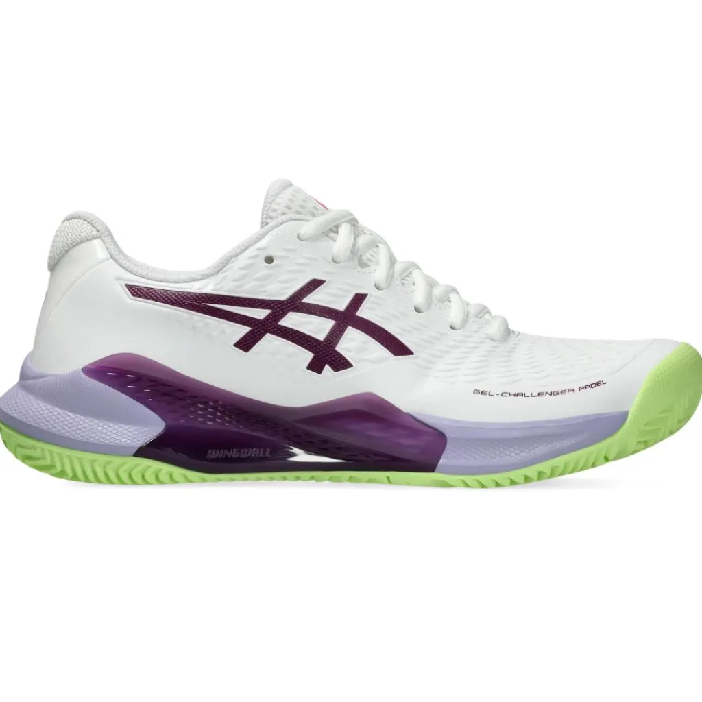 Asics Gel-Challenger 14 padelschoenen dames white deep mauve< Padelschoenen